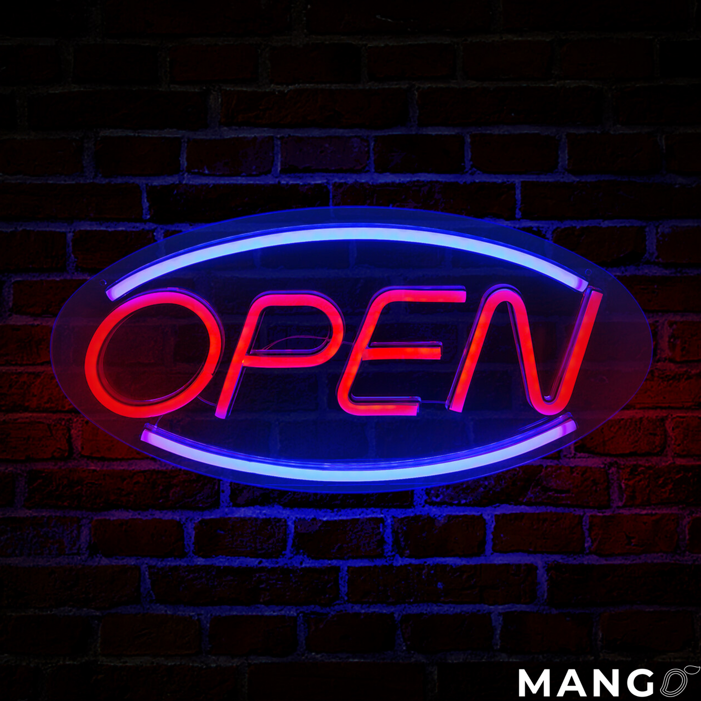 Mango™ Open Neon Sign for Business