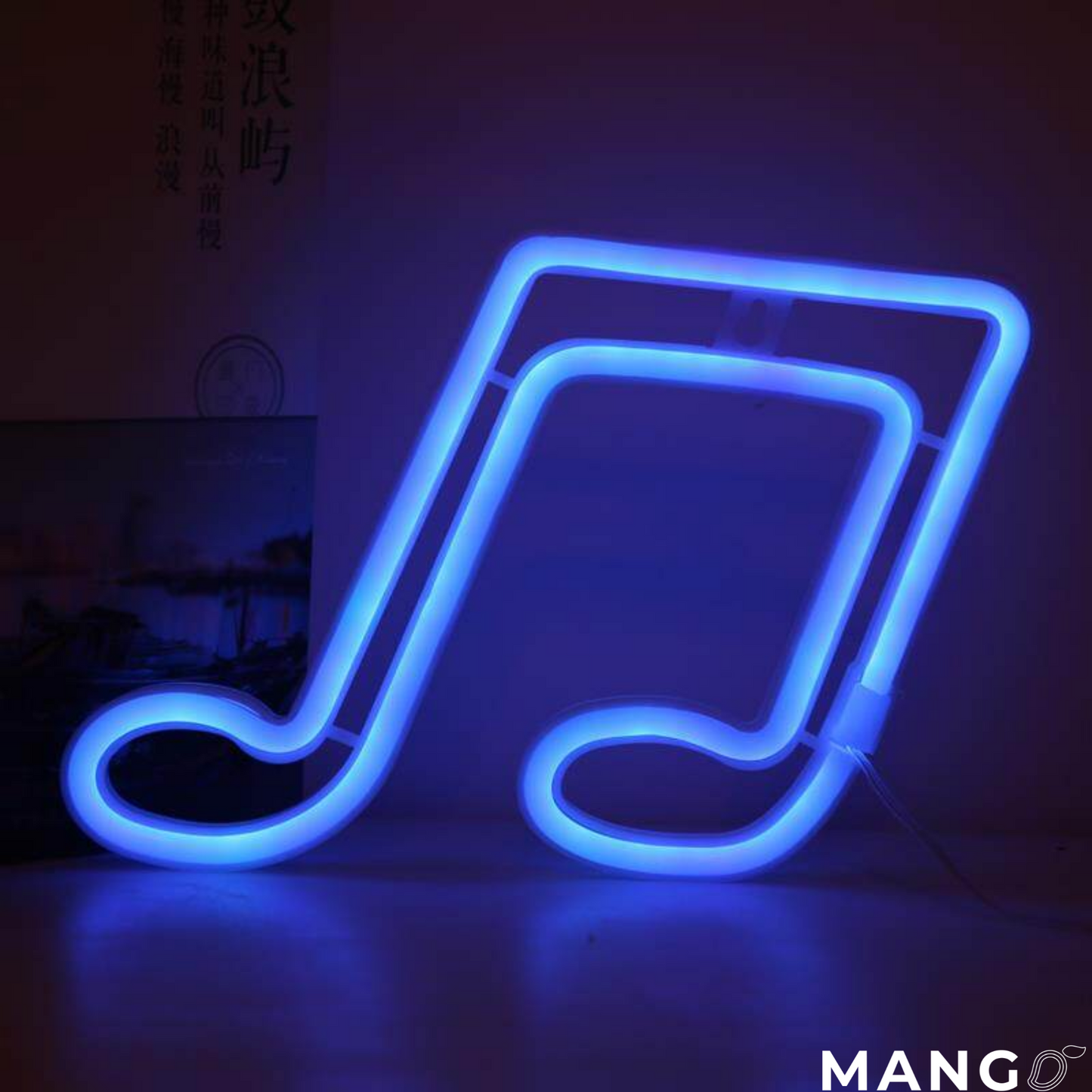 Music Eighth Note LED Neon Sign - Mini