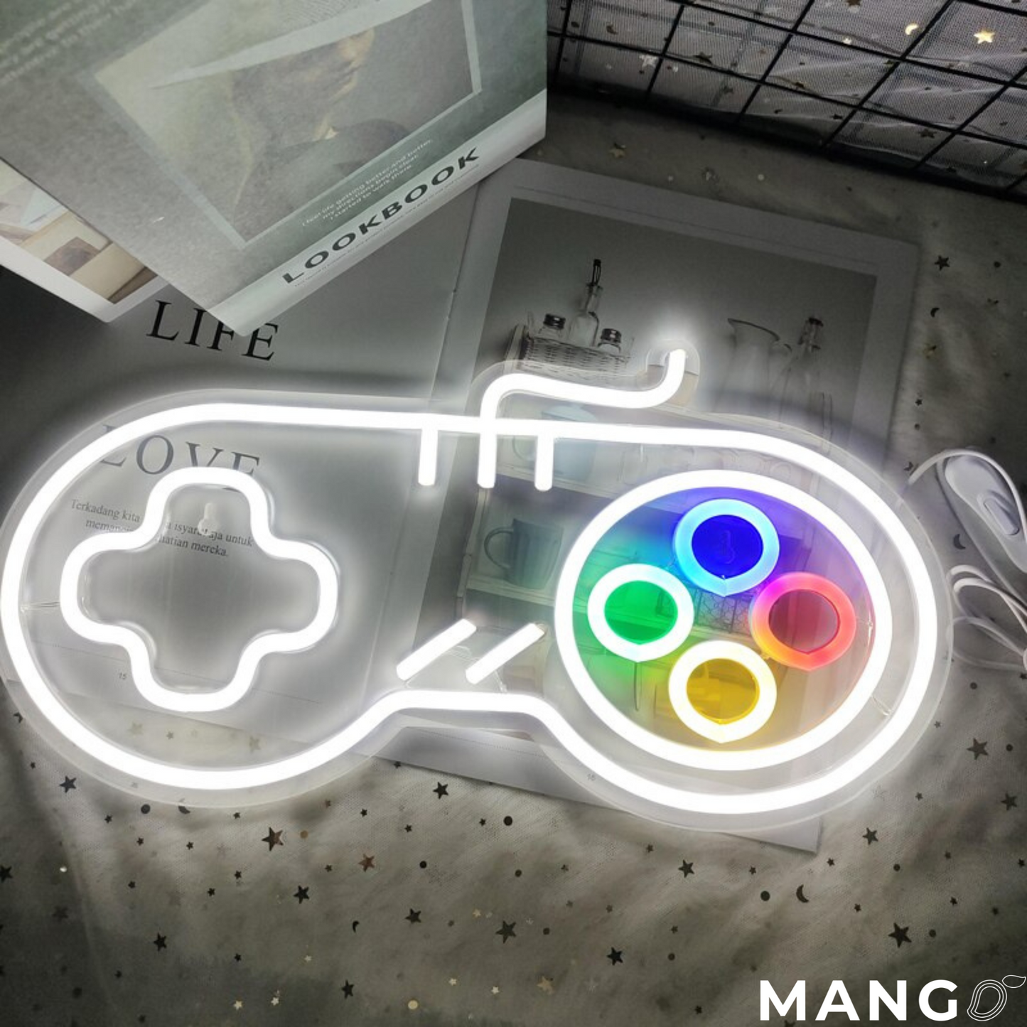 Multi-Color Game Controller LED Neon Sign