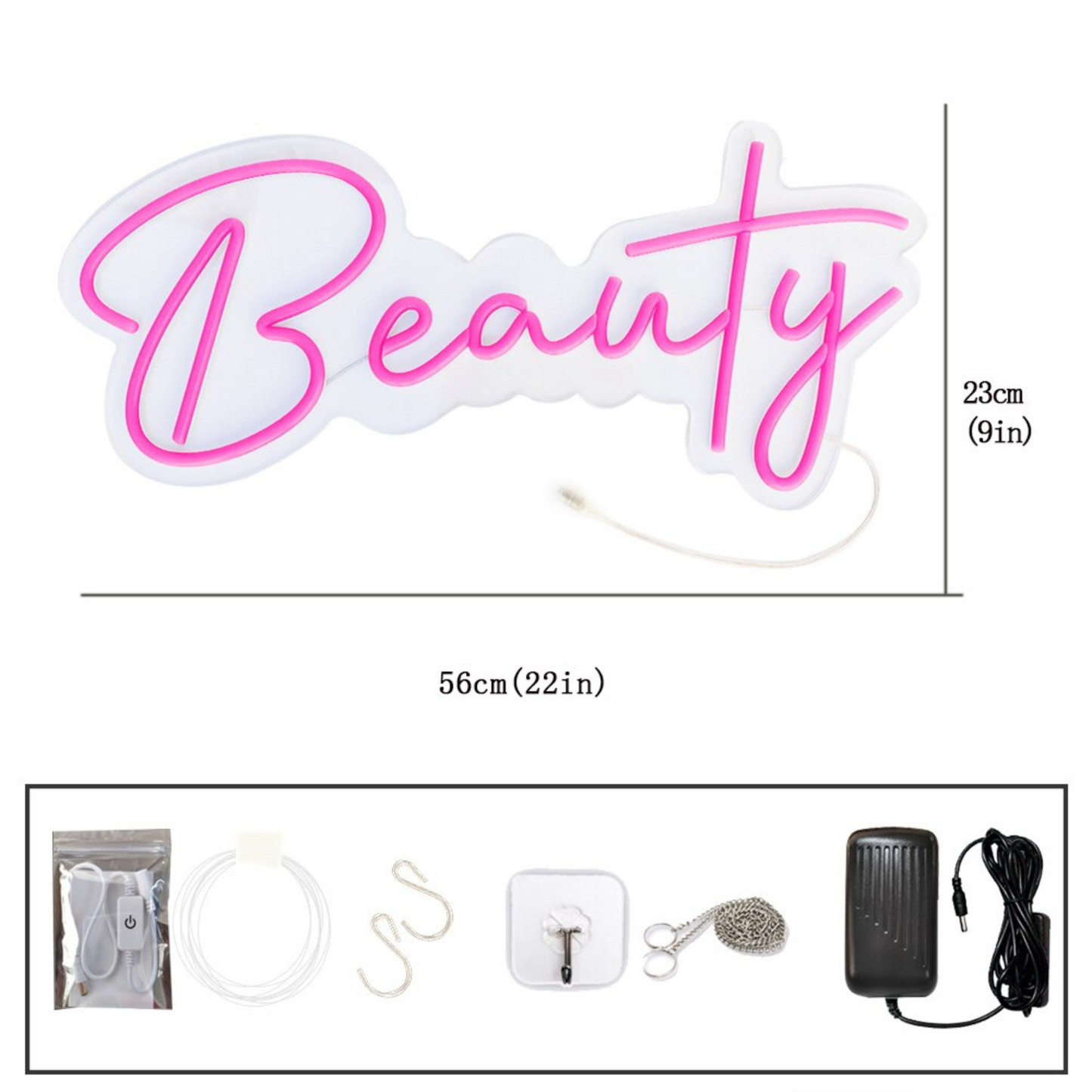 Simple Beauty ™ LED Neon Sign for Beauty Salons