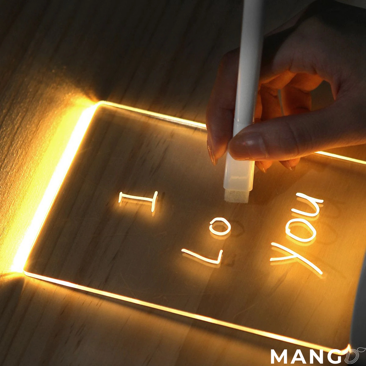 Note Light™ LED Night Light Message Board with Erasable Pen