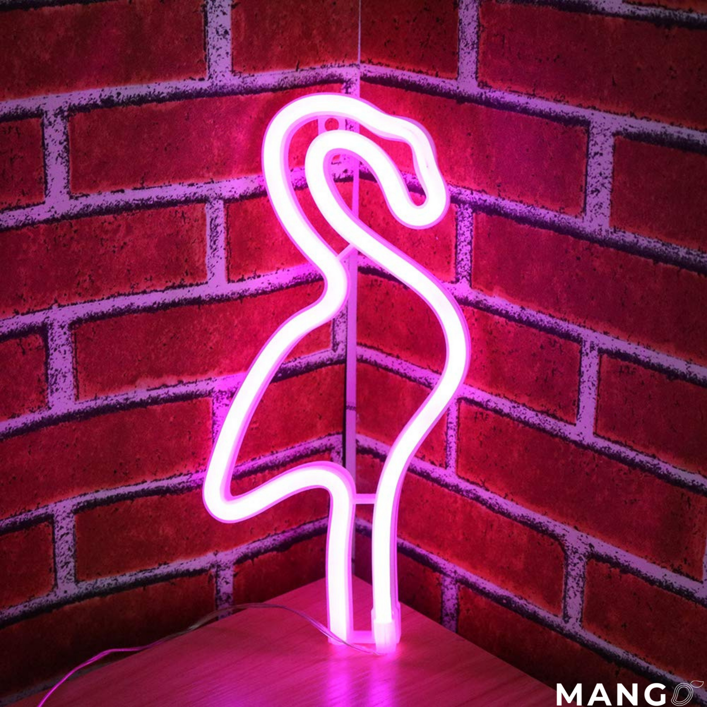 Pink Flamingo LED Neon Sign - Mini