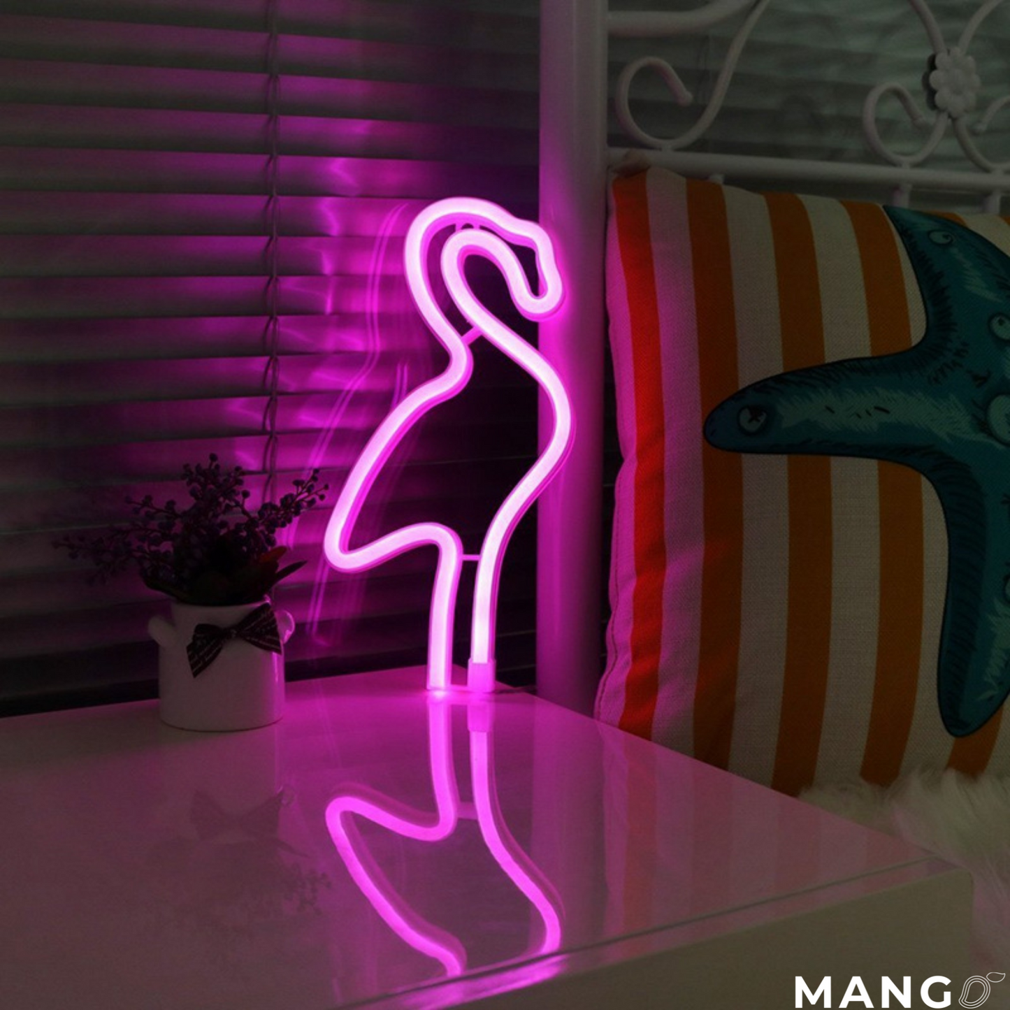 Pink Flamingo LED Neon Sign - Mini