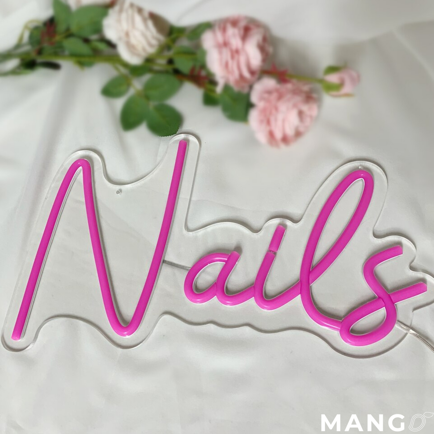 Simple Nails ™ LED Neon Sign for Nail Salons & Techs