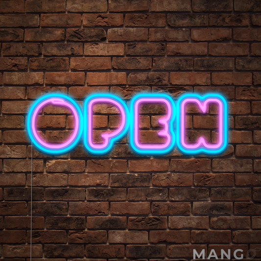 Cupcake™ LED Neon Open Sign For Business - Pick Your Size - Super Bright