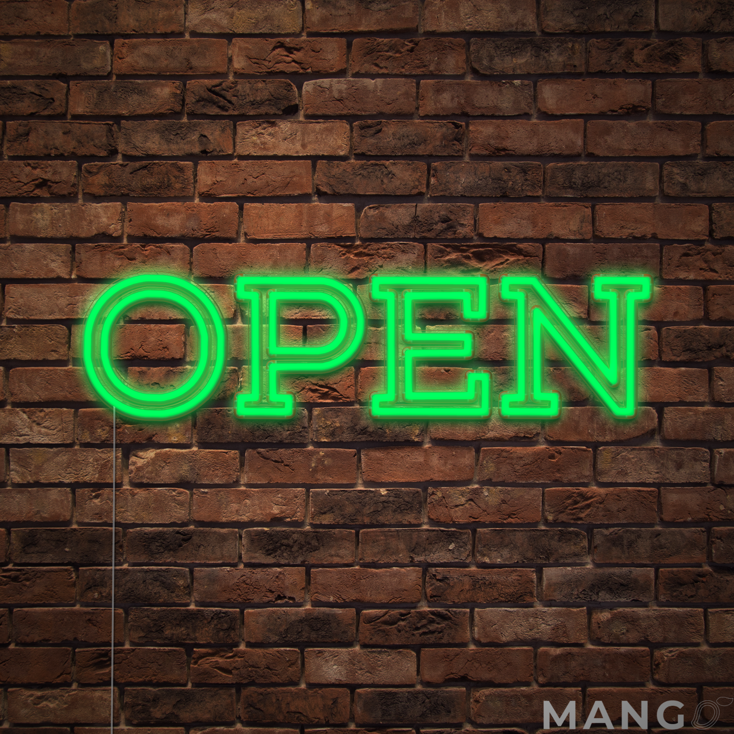 Classy™ LED Neon Open Sign For Business - with Remote Dimmer