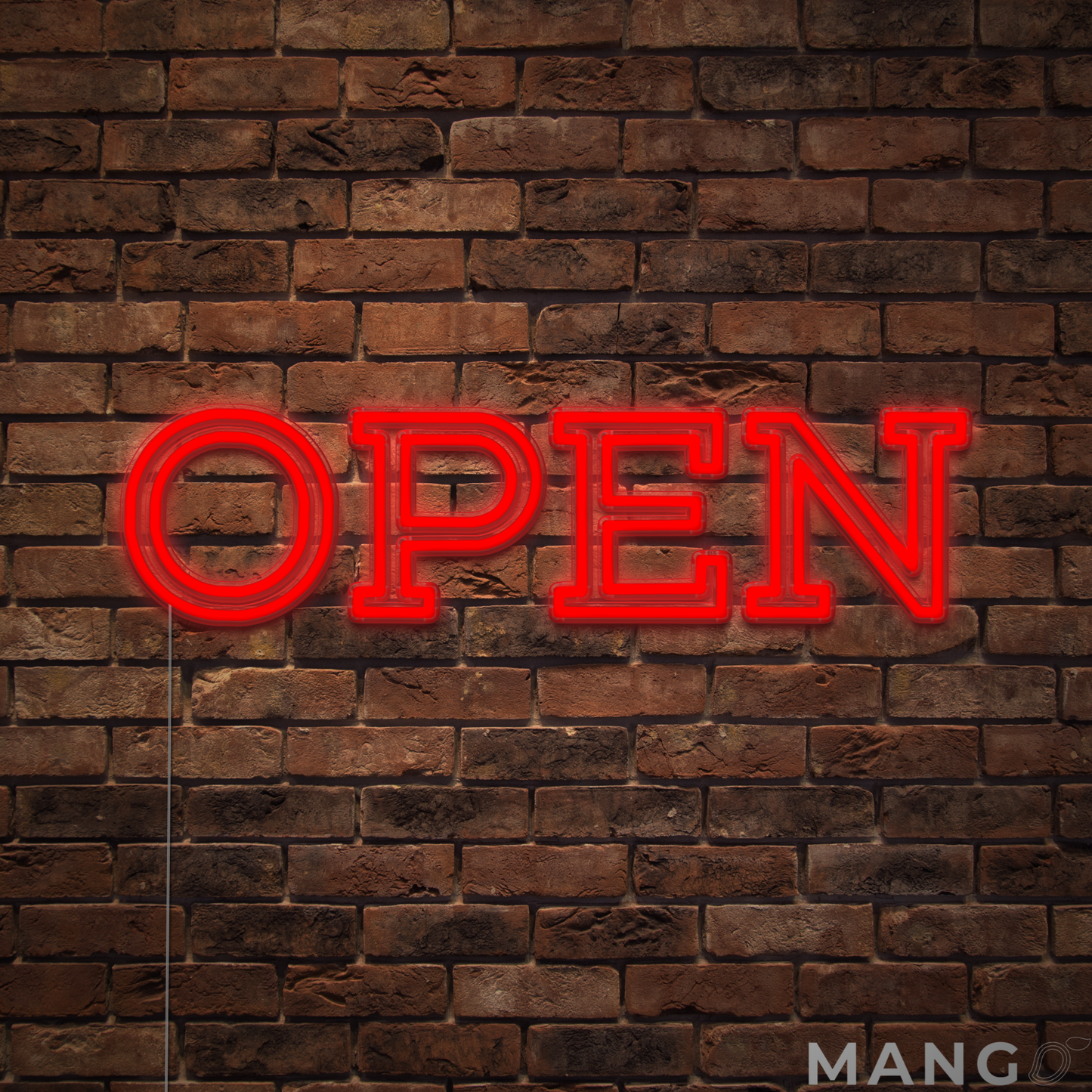 Classy™ LED Neon Open Sign For Business - with Remote Dimmer