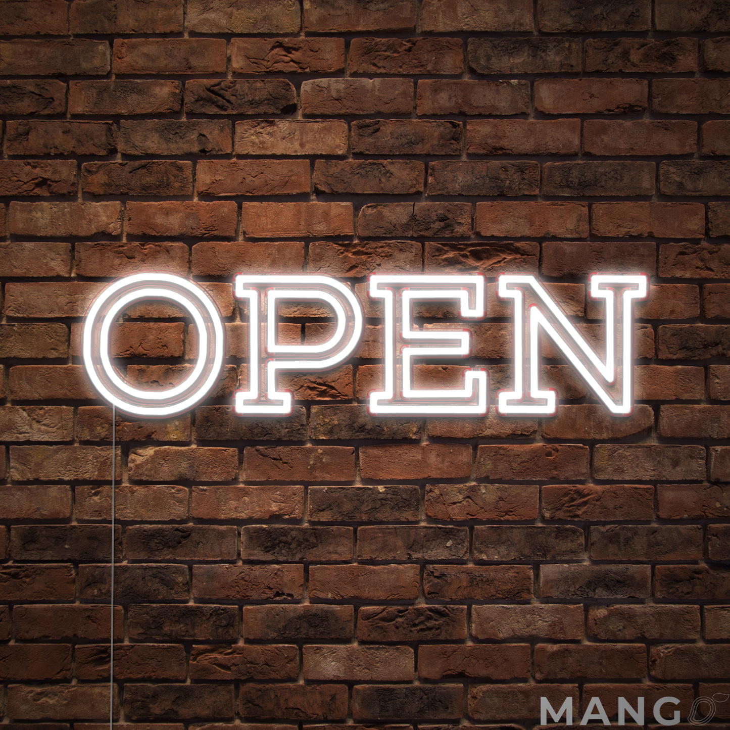 Classy™ LED Neon Open Sign For Business - with Remote Dimmer