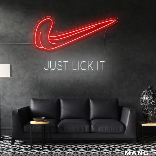 Just Lick it LED Neon Sign