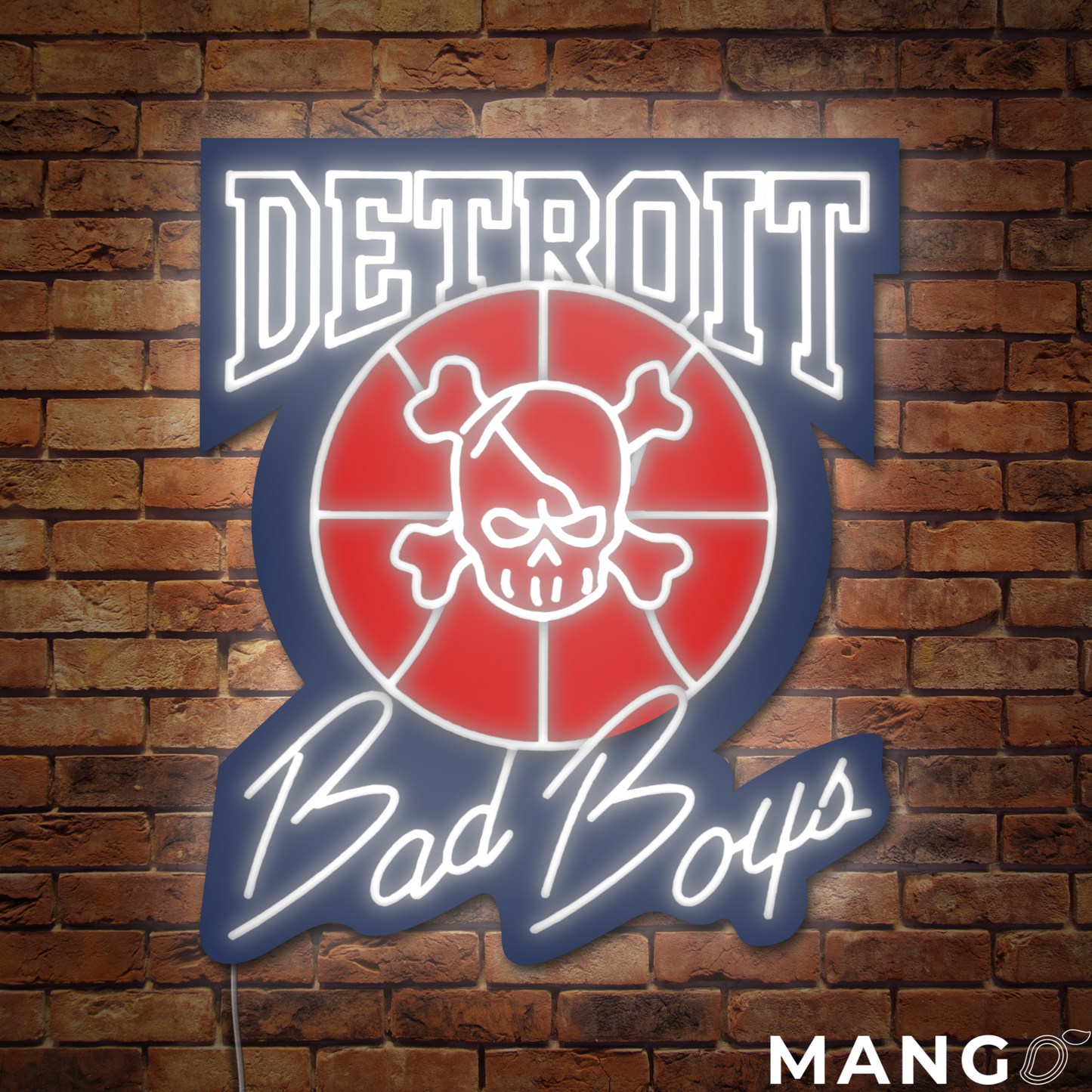 Detroit Bad Boys LED Neon Sign