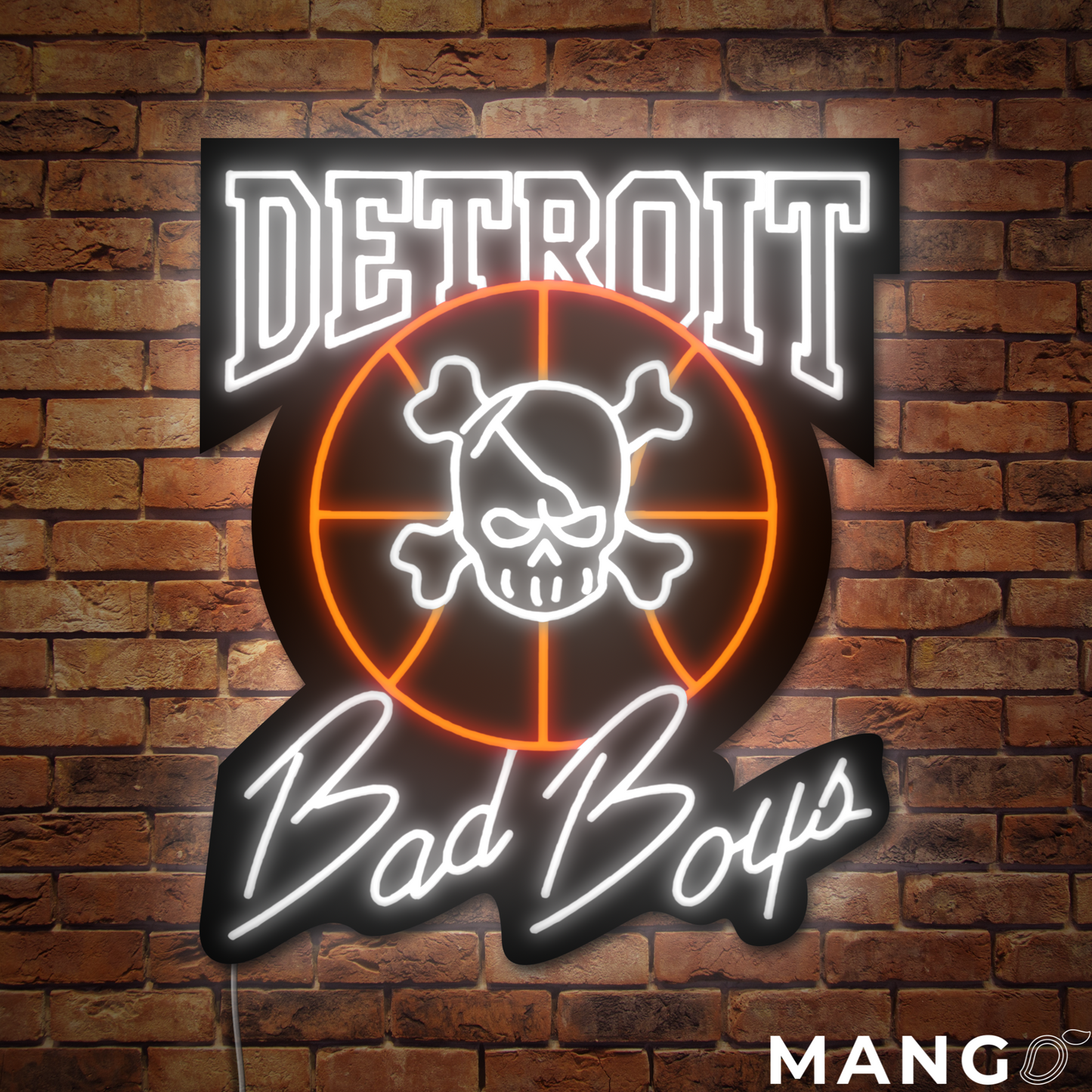 Detroit Bad Boys LED Neon Sign