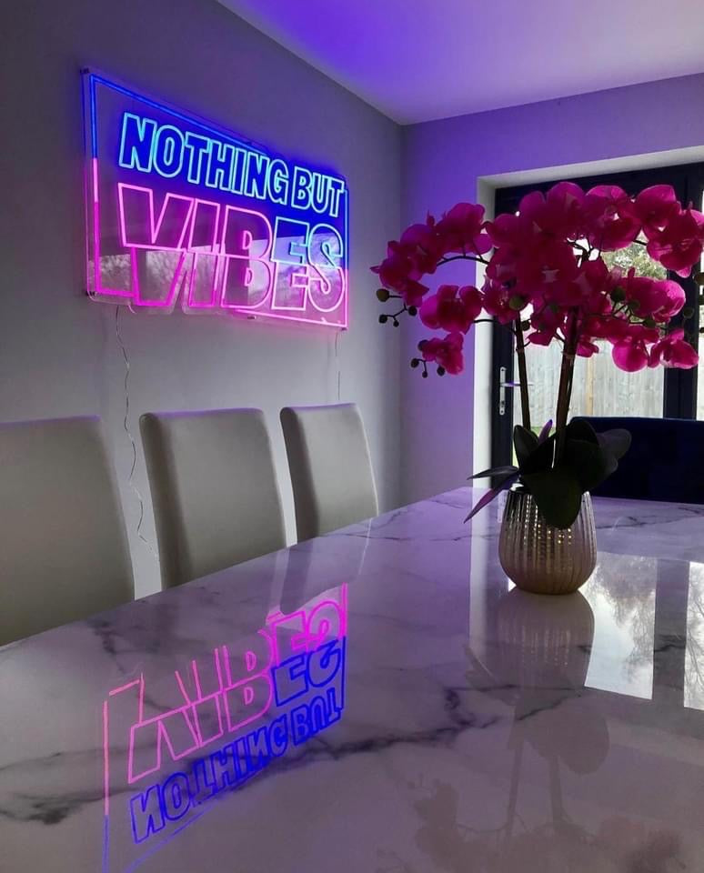 Nothing But Good Vibes LED Neon Sign