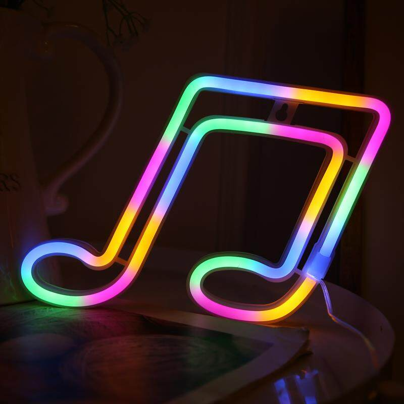 Music Eighth Note LED Neon Sign - Mini