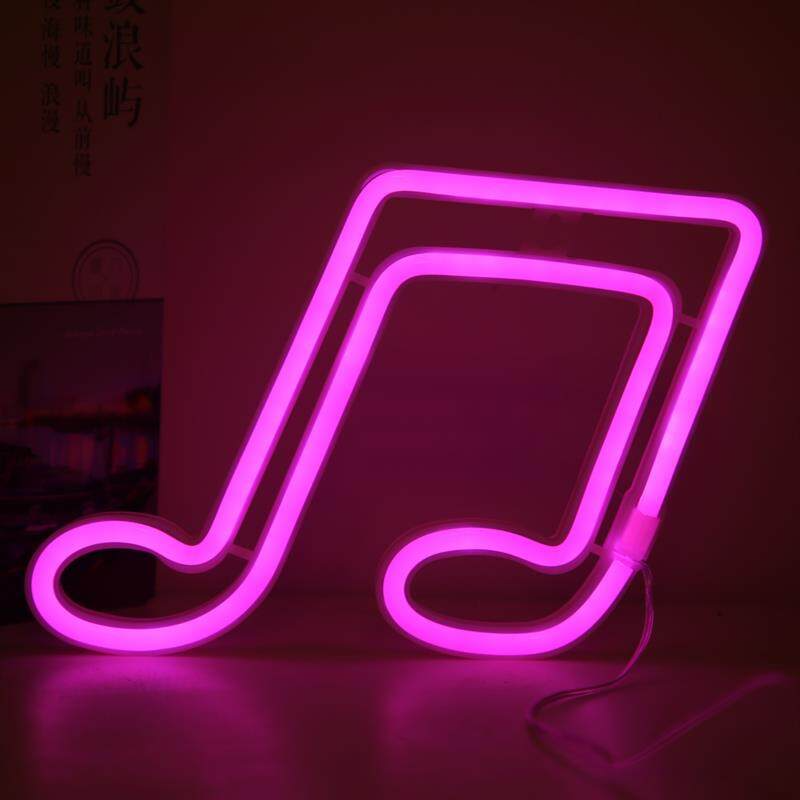 Music Eighth Note LED Neon Sign - Mini