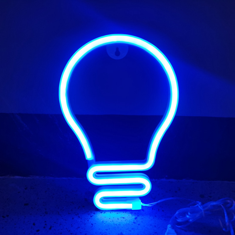 Light Bulb LED Neon Sign - Mini