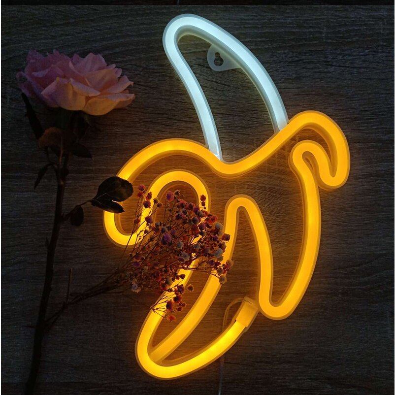 Banana LED Neon Sign - Mini