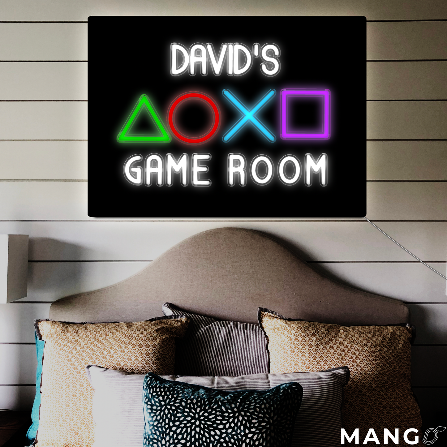 Custom Name Gaming Room LED Neon Sign For Kids Room