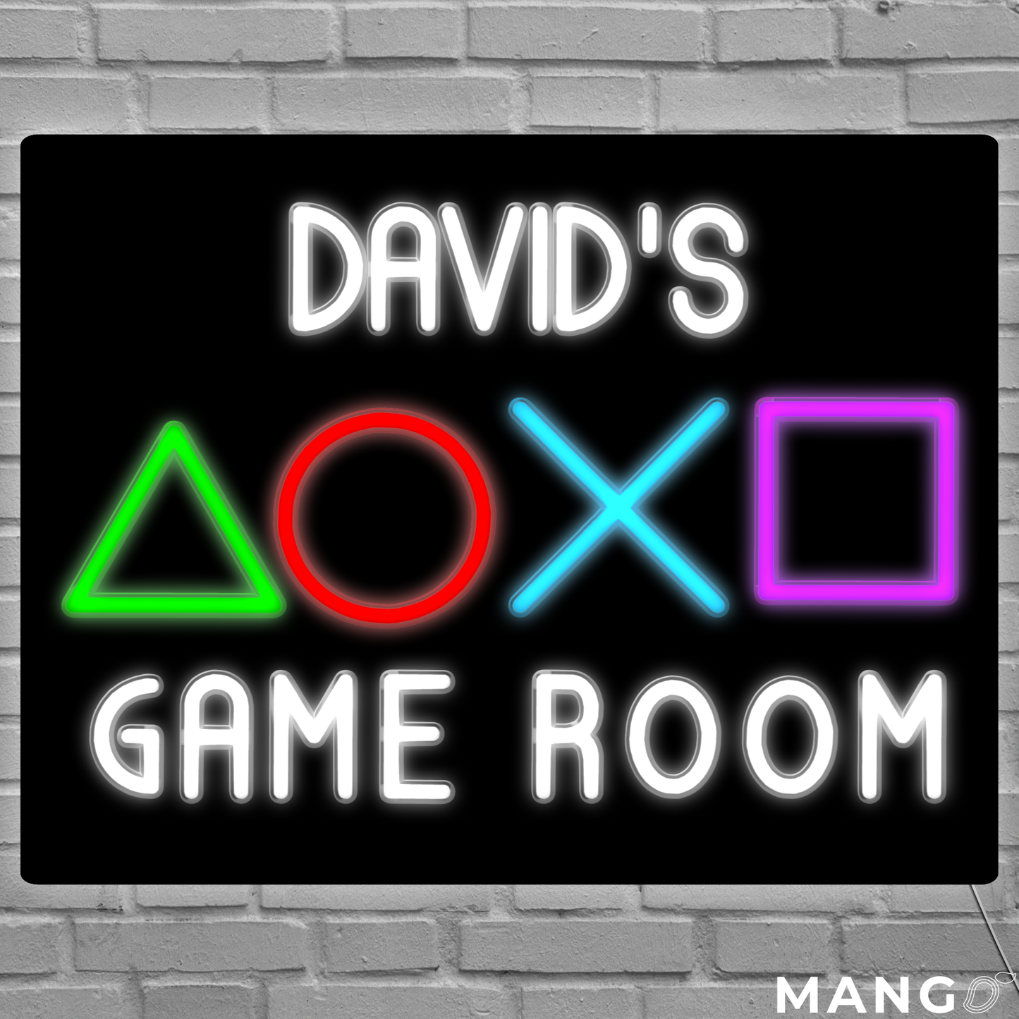 Custom Name Gaming Room LED Neon Sign For Kids Room