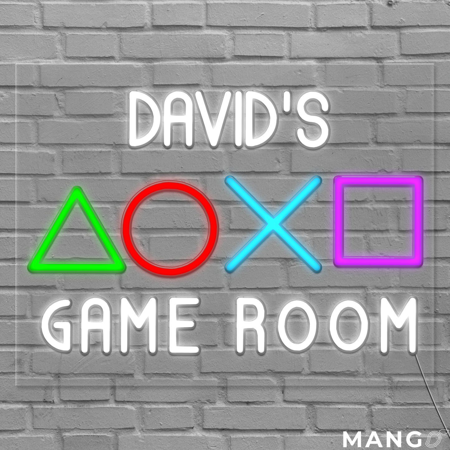 Custom Name Gaming Room LED Neon Sign For Kids Room