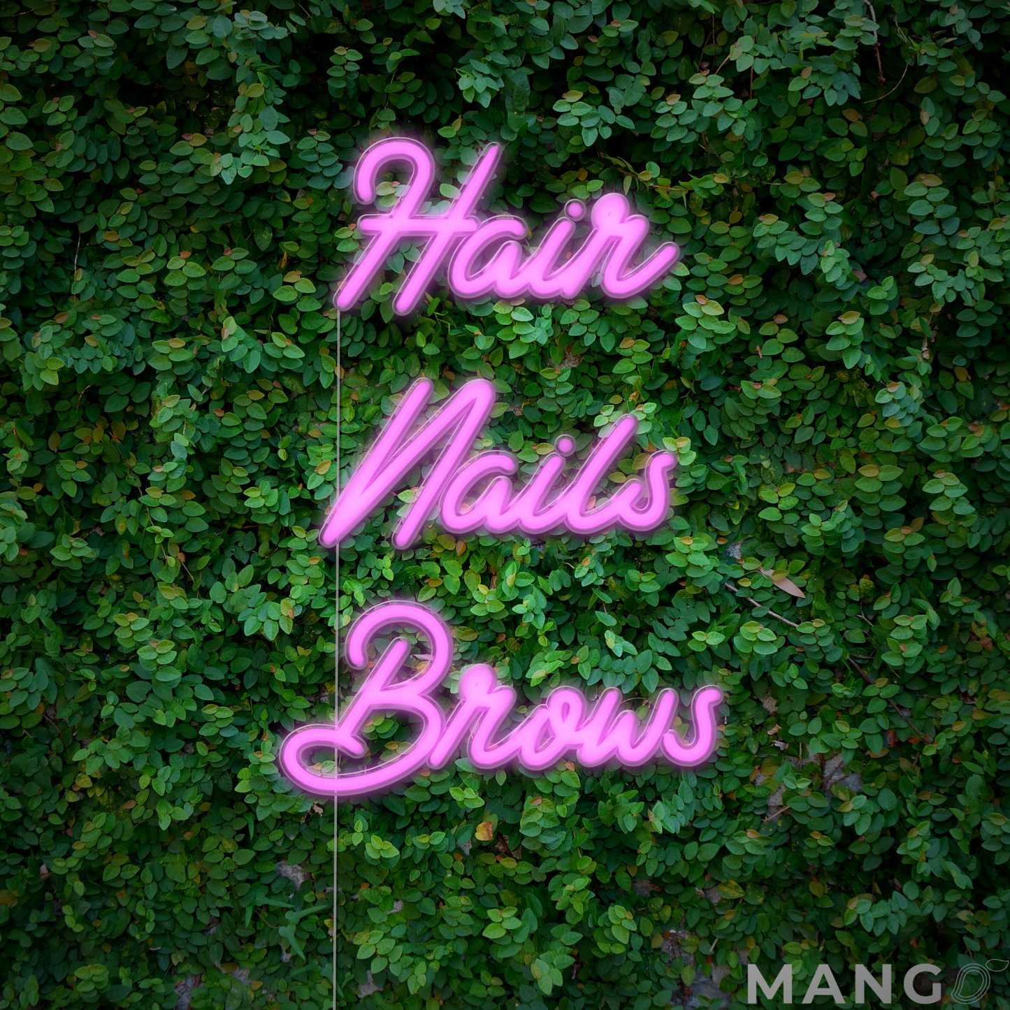 Hair Nails Brows™ Beauty Salon Neon Sign