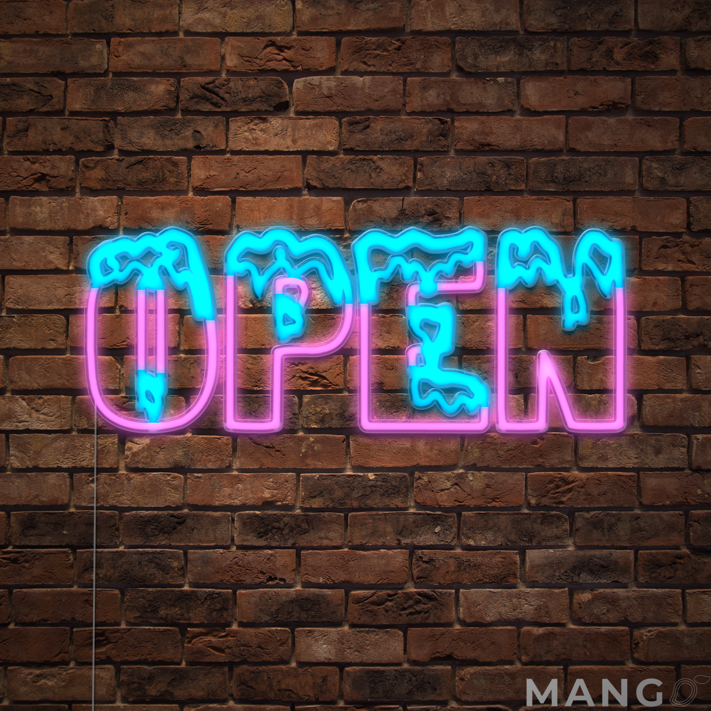 Frost™ Open Neon Sign for Business