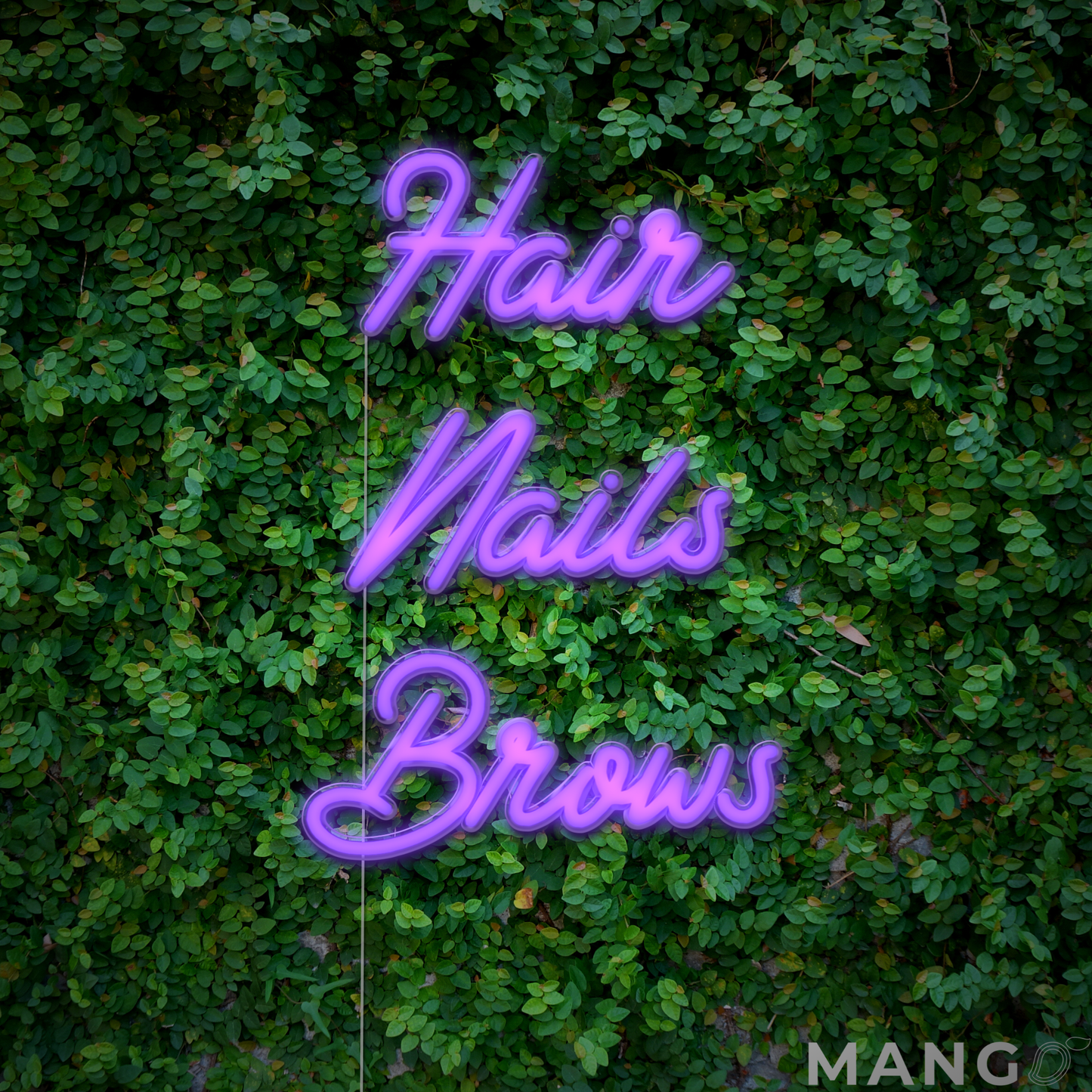 Hair Nails Brows™ Beauty Salon Neon Sign