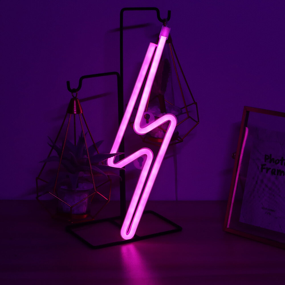 Lightning Strike LED Neon Sign - Mini