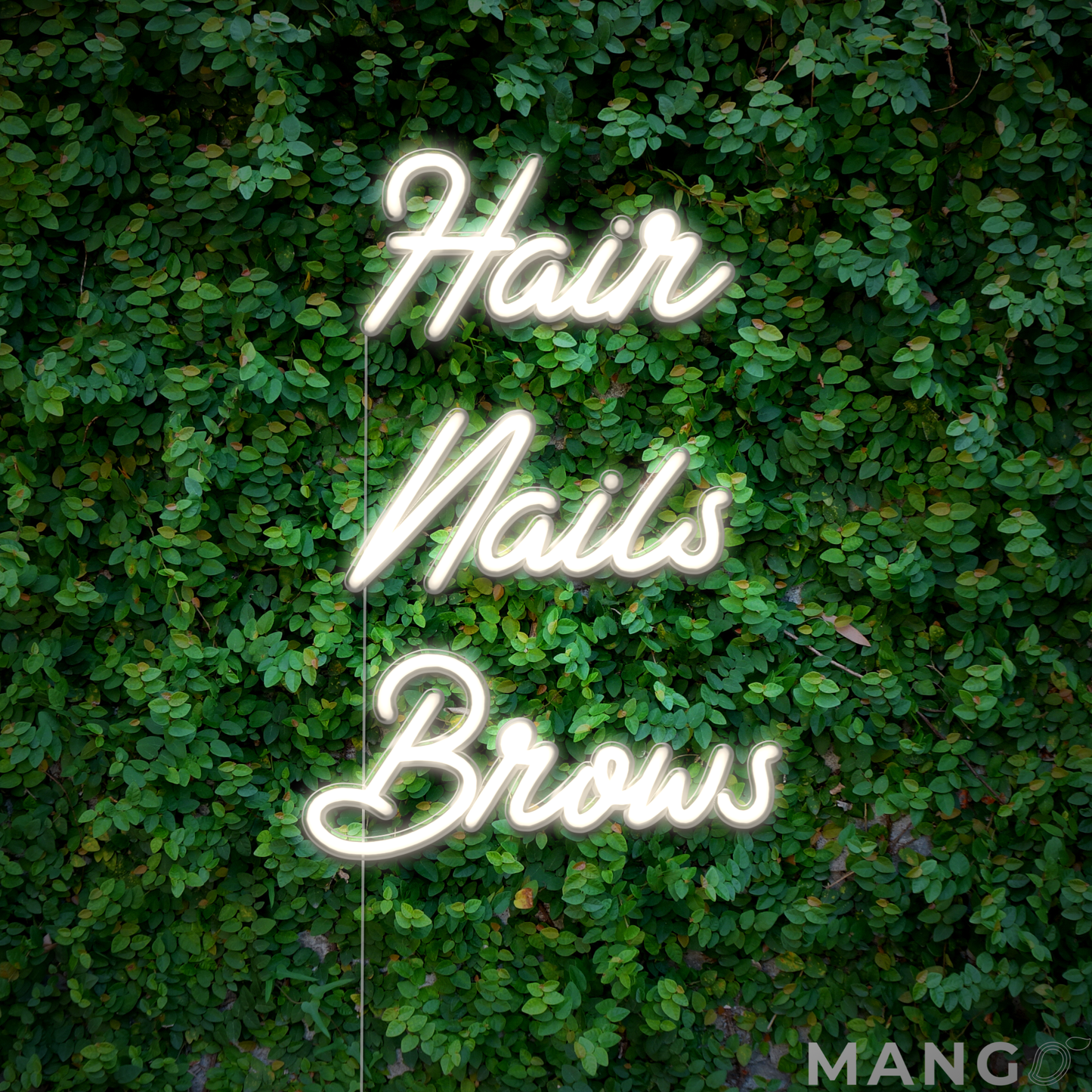 Hair Nails Brows™ Beauty Salon Neon Sign